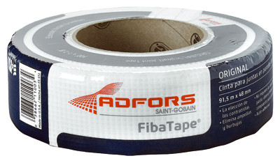 SAINT-GOBAIN FDW8665-U DRYWALL JOINT TAPE, FIBERGLASS, WHITE, 1
