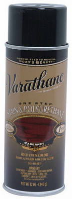 RUST-OLEUM 243868 12-OZ. CABERNET WOOD STAIN & POLYURETHAN