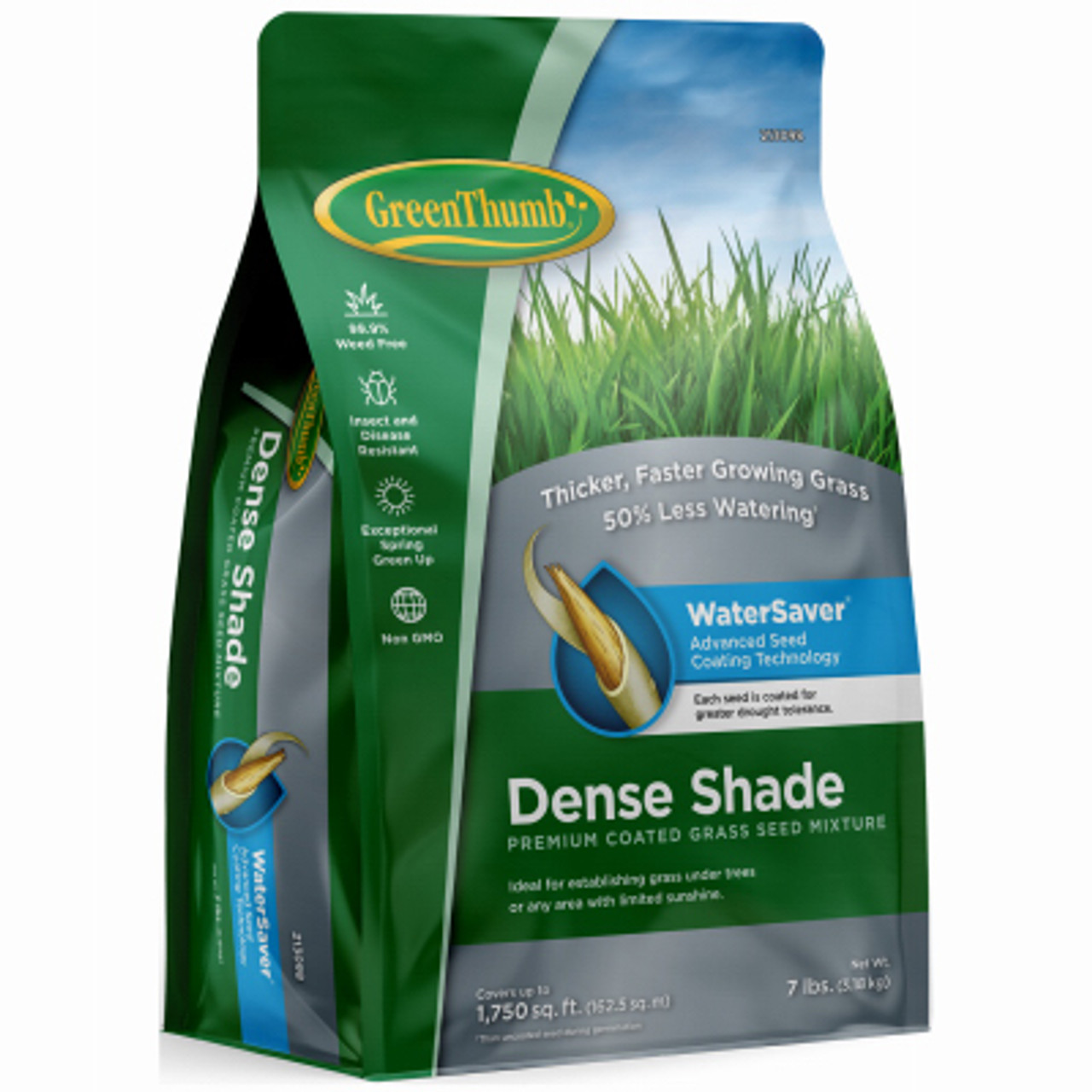 BARENBRUG USA GREUN185 PREMIUM GRASS SEED FOR DENSE SHADE, 7-LB