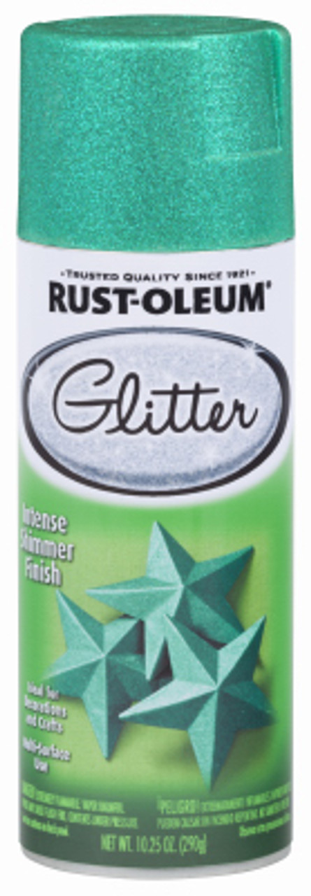 RUST-OLEUM 302573 SPECIALTY GLITTER SPRAY PAINT, TURQUOISE