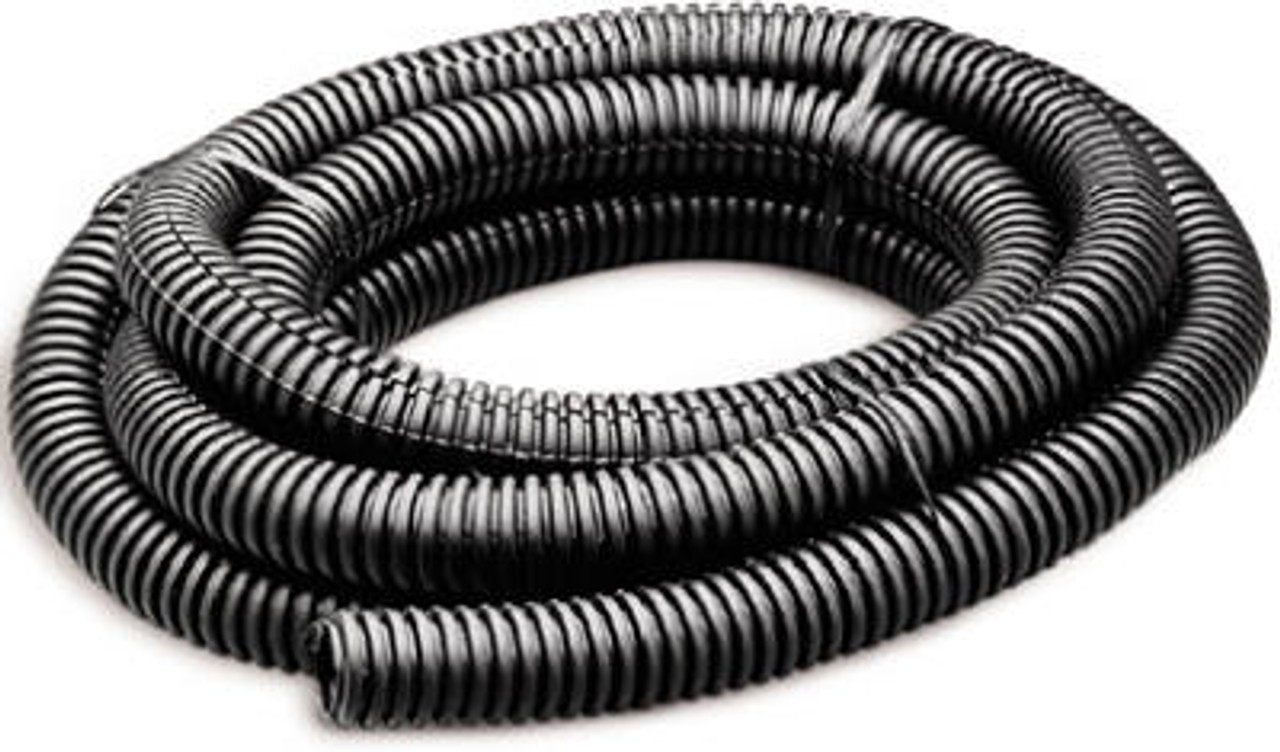 ECM INDUSTRIES LLC FLX-3810T SPLIT FLEXIBLE TUBING, BLACK, CORRUGATED