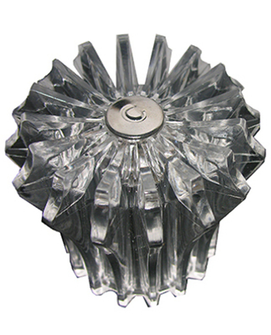 LARSEN SUPPLY CO., INC. HC-92MB MARQUIS FAUCET HANDLE, LARGE, CLEAR