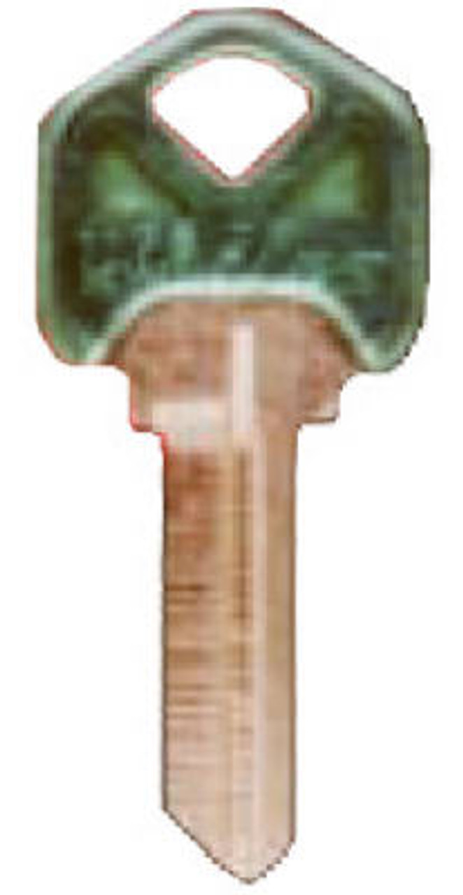 KABA ILCO KW1-PC-TEAL KWIKSET LOCKSET TEAL KEY BLANK