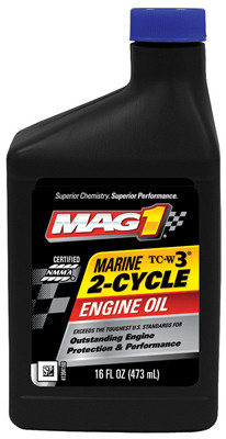 WARREN DISTRIBUTION MAG60140 MARINE ENGINE OIL, 2-CYCLE, 16-OZ.