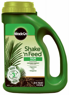 THE SCOTTS MIRACLE-GRO 3002910 SHAKE 'N FEED PALM FOOD, 4.5-LB.