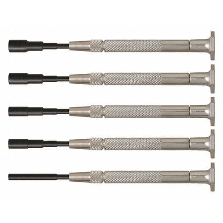 MOODY TOOL 58-0150 STEEL NUT DRIVER SET 5 PC