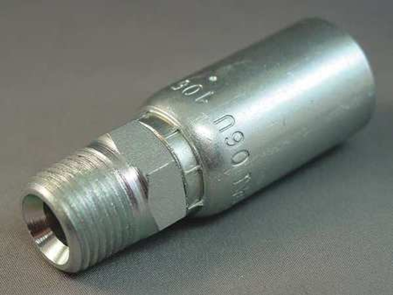 KURT MP-06-06 CRIMP FITTING STRAIGHT 3/8 ID NPT