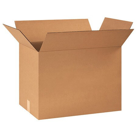 GRAINGER GLOBAL SOURCING 55VH82 SHIPPING BOX SINGLE WALL 32 ECT KRAFT