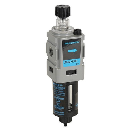 WILKERSON L08-02-KK00B AIR LINE LUBRICATOR 52 CFM MAX FLOW