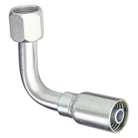 KURT FJX90L-08-10 CRIMP FITTING 90 DEGREES LONG ELBOW 1/2 