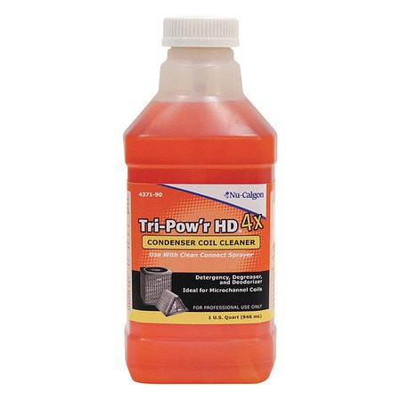 NU-CALGON 4371-90 COIL CLEANER 1 QT. ORANGE LIQUID