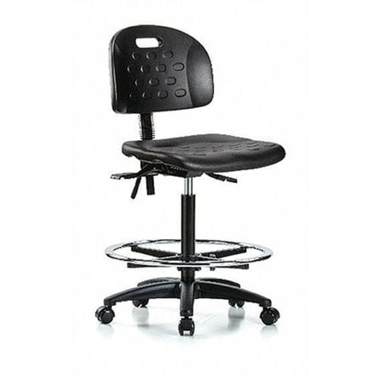 BLUE RIDGE ERGONOMICS BR-HPHBCH-RG-T1-A0-CF-RC-BLK ESD TASK CHAIR FABRIC BLACK