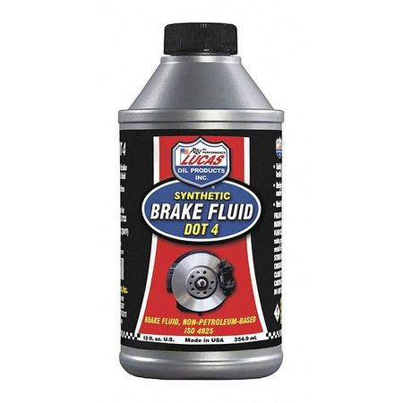 LUCAS OIL PRODUCTS,INC 10827 DOT 4 SYNTHETIC BRAKE FLUID - 12 OUNCE