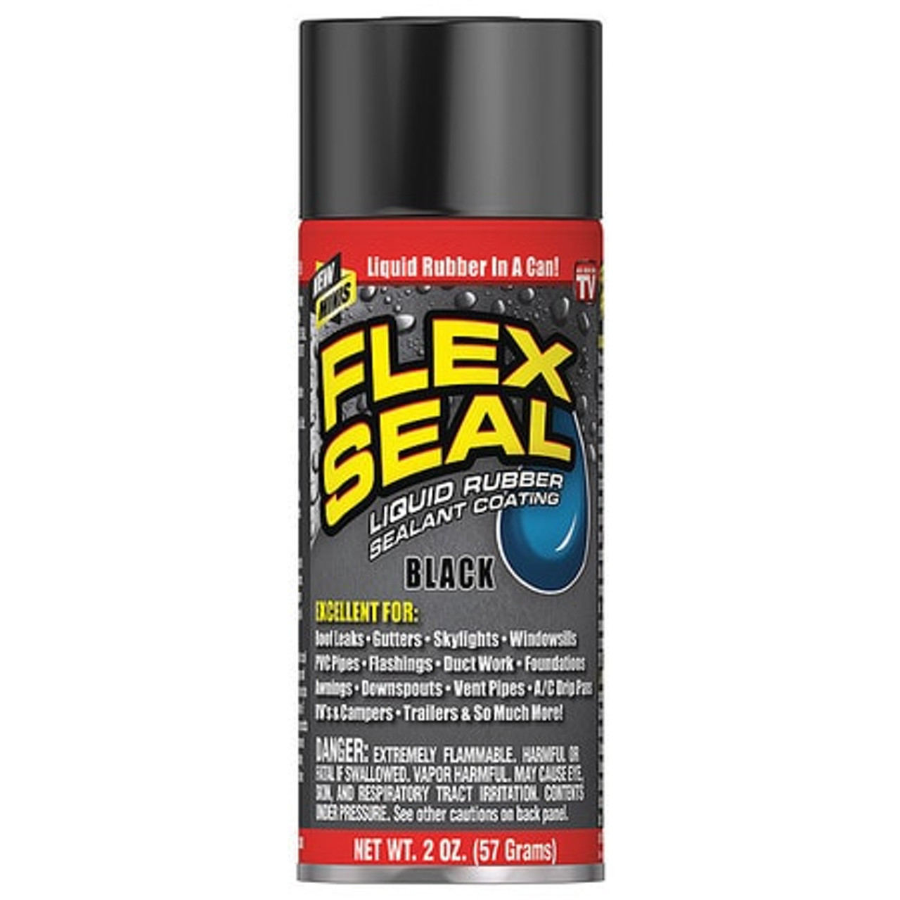 FLEX SEAL FSBLKMINI FLEX SEAL 2 OZ. MINI SPRAY RUBBER SEALAN