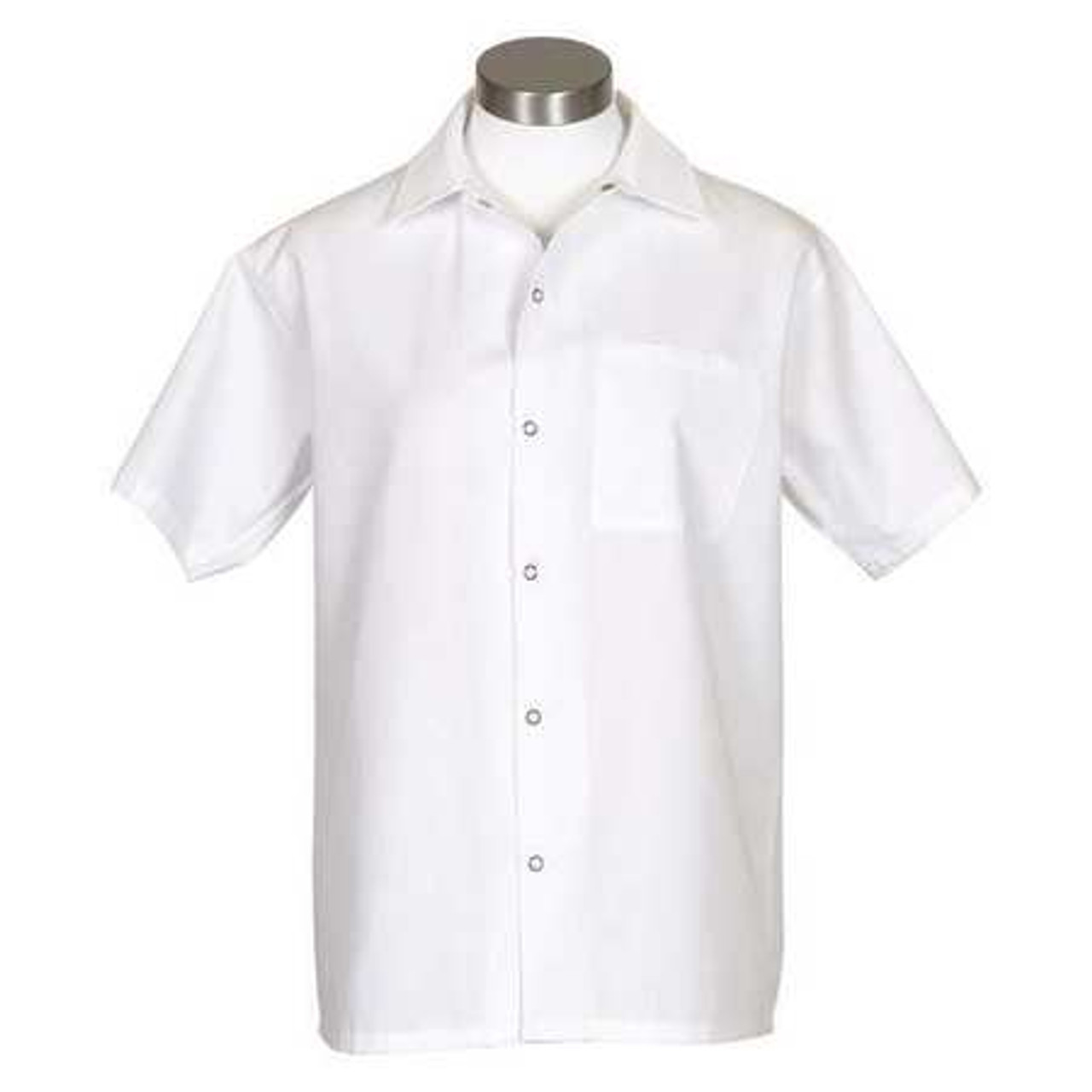 FAME FABRICS 81165 COOK SHIRT WHITE C25 LG