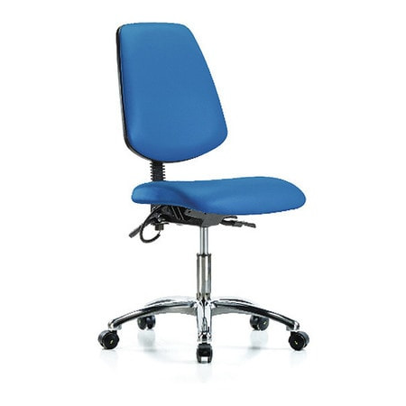 BLUE RIDGE ERGONOMICS BR-ESD-VDHCH-MB-CR-T0-A0-EC-ESDBLU ESD TASK CHAIR FABRIC BLUE