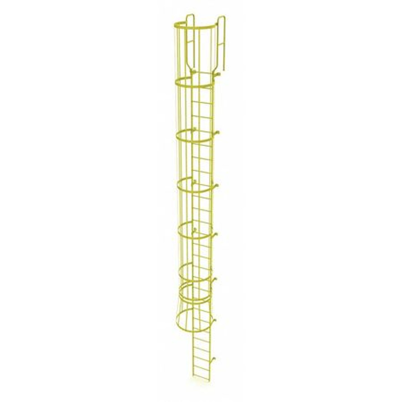 TRI-ARC WLFC1227-Y LADDER STEEL WALKTHRU FIXED CAGE 27-RUNG