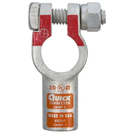QUICK CABLE 4002-396-005P CLAMP CRIMP POS 2 GA. PK5