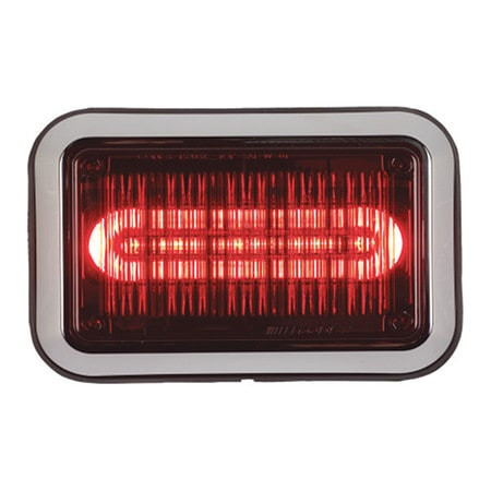 CODE 3 468RBZ-75 LED PRIZMII BEZEL RED REF8 4 X6 