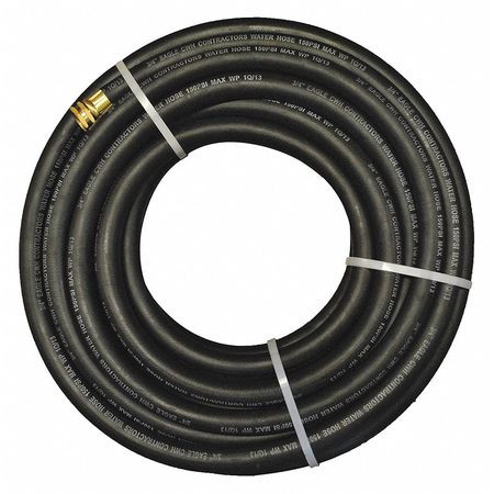 EAGLE 001-0102-0150I CONTRACTRS RUBBER WATER HOSE 5/8 X50 FT.