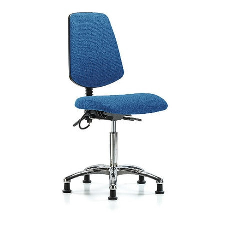 BLUE RIDGE ERGONOMICS BR-ESD-FMBCH-MB-CR-T1-A0-NF-EG-ESDBLU CLEANROOM TASK CHAIR FABRIC BLUE