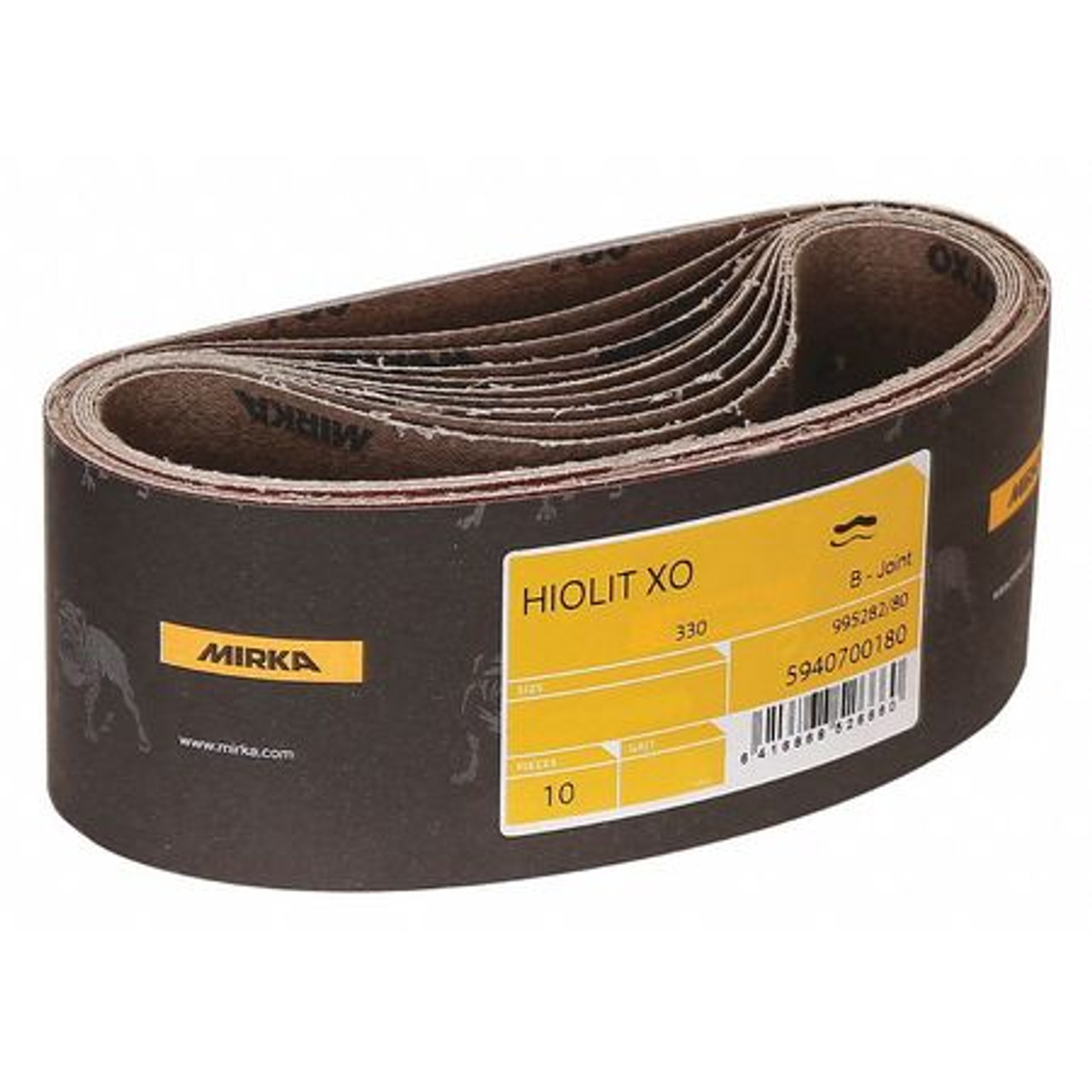 MIRKA 57-3-21-060T SANDING BELT 3 X21 P60 PK10