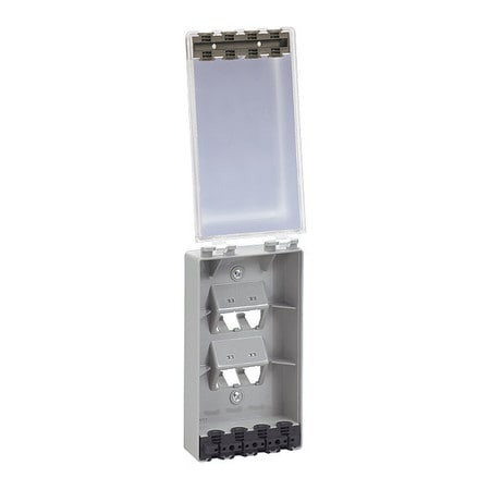 PANDUIT CORPORATION CFPWR4CIG FACEPLATE 4PT WATERRES IG CLCVR