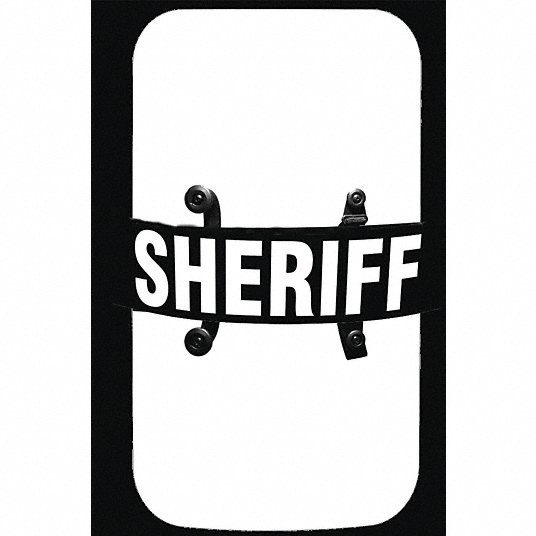 PAULSON MANUFACTURING BS-9-SH SHERIFF RIOT SHIELD CLEAR
