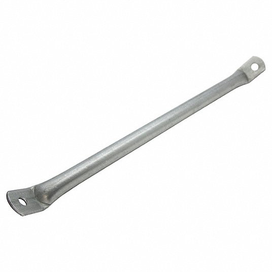 FLEX-STRUT FS-5460-24 PG TUBING KNEE BRACE 24 2-HOLE 45 DEG.