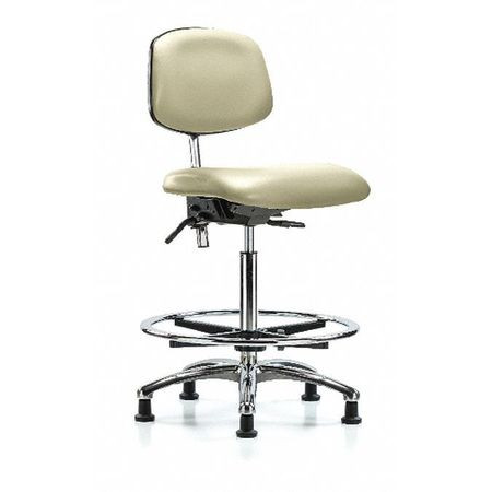 BLUE RIDGE ERGONOMICS BR-NCR-VHBCH-CR-T0-A0-CF-RG-8546 VINYL CR CHAIR HIGH FR STAT BLUE