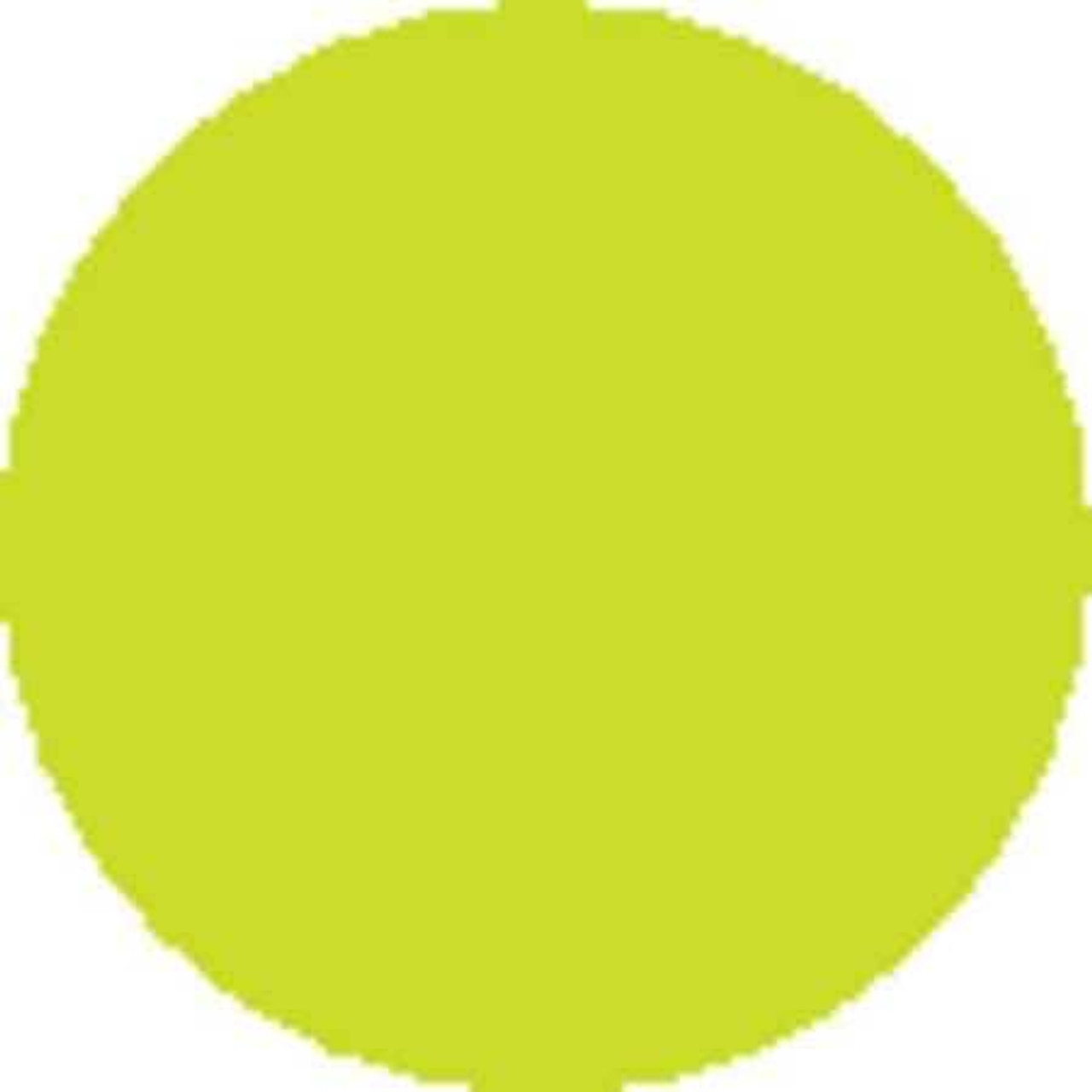 LABELMASTER B3C CIRCLE BLANK LABELS 3 CHARTREUSE PK500