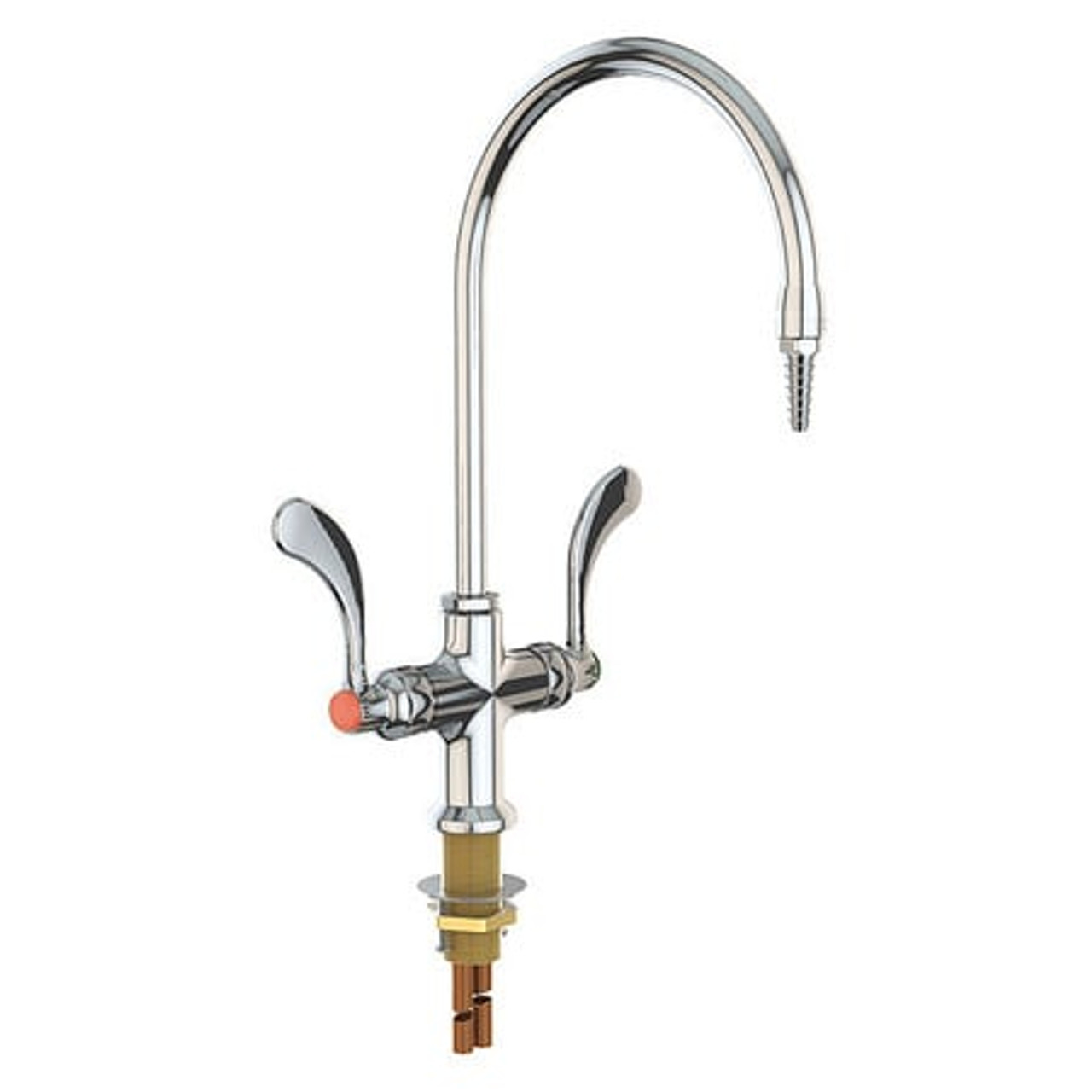 INSTOCK GRL412-8-BH GOOSENECK LABORATORY FAUCET BRASS BODY INSTOCK GRL412-8-BH GOOSENECK LABORATORY FAUCET BRASS BODY