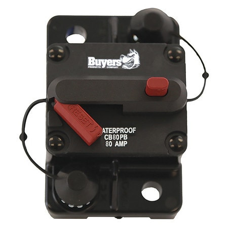 BUYERS PRODUCTS CB80PB CIRCUIT BREAKER W/MANUAL RESET 80A