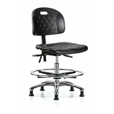 BLUE RIDGE ERGONOMICS BR-HPMBCH-CR-T0-A0-CF-RG-BLK ERGONOMIC CHAIR POLYURETHANE BLACK