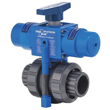 TRUE BLUE ABRS200VT-PV AIR X SPRING VALVE PVC 2 FKM NPT