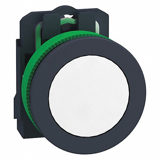 SCHNEIDER ELECTRIC XB5FVG1 PILOT LIGHT 110 TO 120VAC WHITE LED LAMP