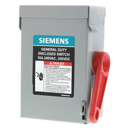 SIEMENS GNF221A SAFETY SWITCH GENERAL DUTY 2 PHASE