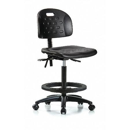 BLUE RIDGE ERGONOMICS BR-HPHBCH-RG-T0-A0-BF-RC-BLK ESD TASK CHAIR UPHOLSTERED VINYL BLACK