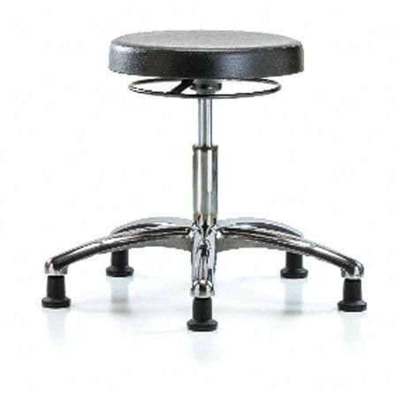 BLUE RIDGE ERGONOMICS BR-CLR-PDHSO-CR-RG BACKLESS PNEUMATIC STOOL 17 W