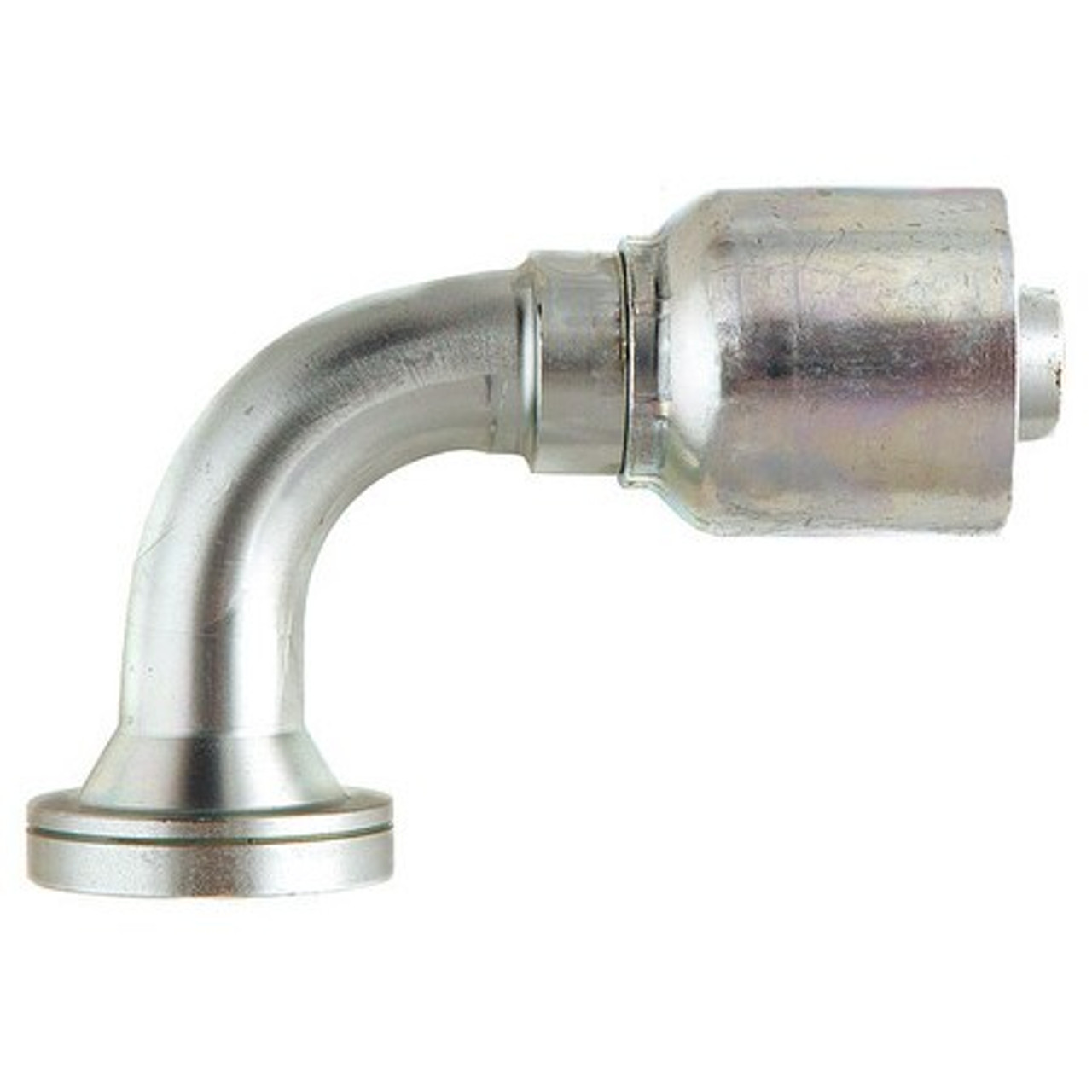 PARKER 16N77-20-16 CRIMP FITTING 90 DEG. 1 I.D. M FLANGE