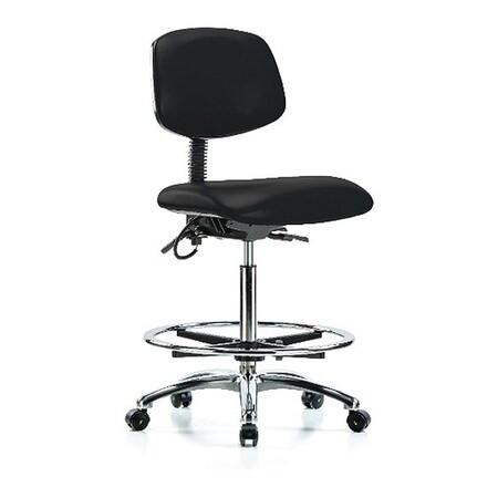 BLUE RIDGE ERGONOMICS BR-ESD-VHBCH-CR-T1-A0-CF-EC-ESDBLK ERGONOMIC CHAIR UPHOLSTERED VINYL BLACK