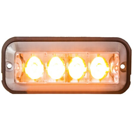 BUYERS PRODUCTS 8891004 AMBER RAISED 5 INCH LED STROBE LIGHT