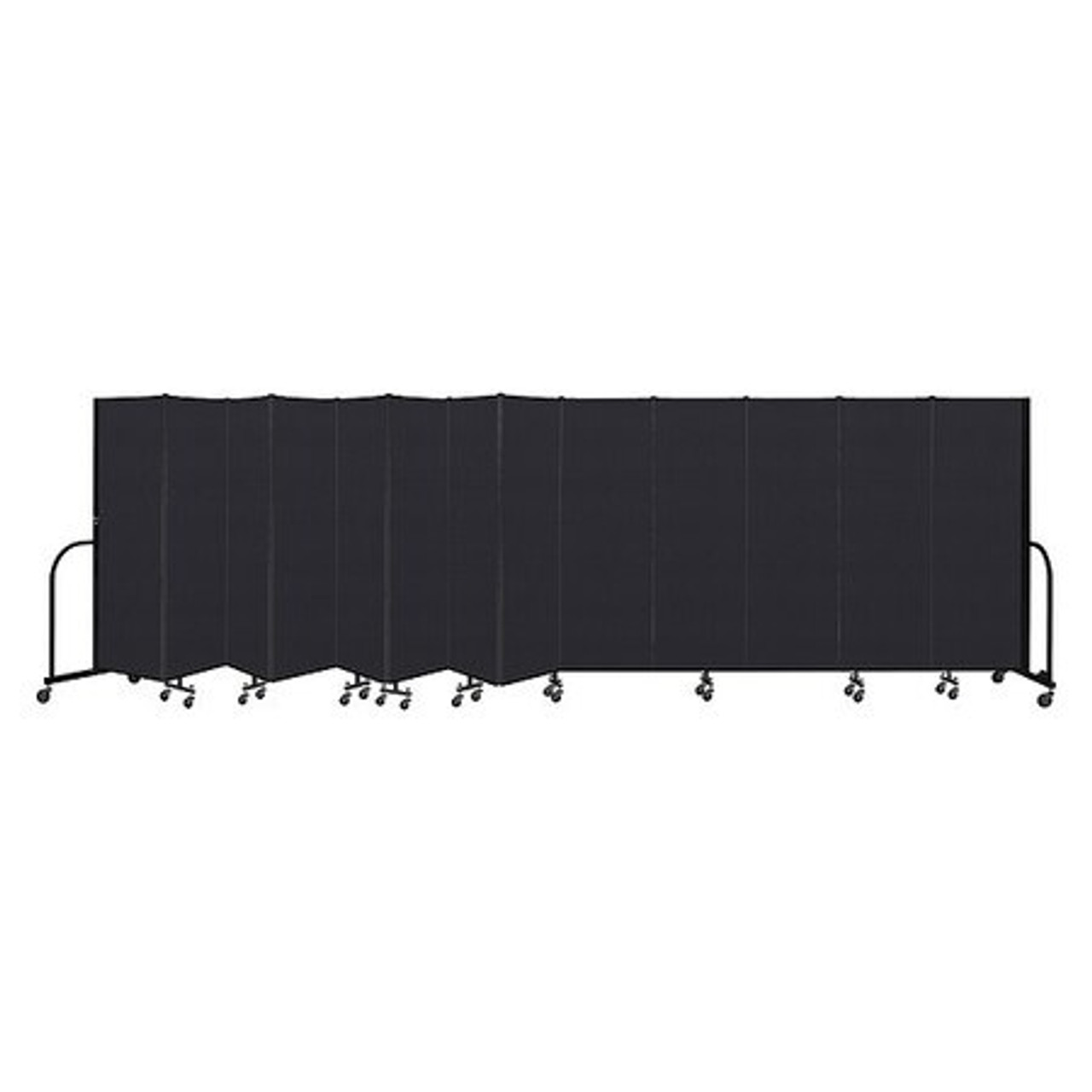 SCREENFLEX CFSL6013-DX PORTABLE ROOM DIVIDER 13 PANEL 6 FT H