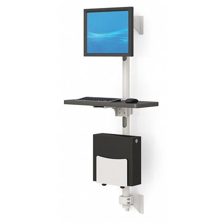AFC INDUSTRIES, INC. 772376G MOUNTED POLE-TYPE COMPUTER WORKSTATION