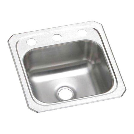 ELKAY BCR152 ELKAY CELEBRITY STAINLESS STEEL 15" X 15
