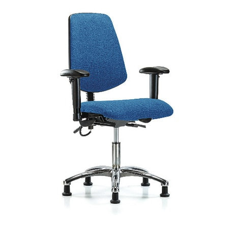 BLUE RIDGE ERGONOMICS BR-ESD-FDHCH-MB-CR-T0-A1-EG-ESDBLU ERGONOMIC CHAIR FABRIC BLUE