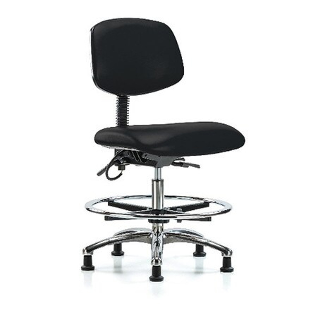 BLUE RIDGE ERGONOMICS BR-ESD-VMBCH-CR-T0-A0-CF-EG-ESDBLK ERGONOMIC CHAIR UPHOLSTERED VINYL BLACK