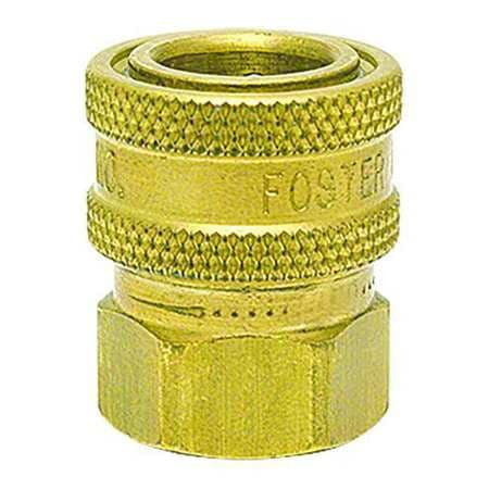 FOSTER 100FS STRAIGHT-THRU BRASS SOCKET,1" FPT
