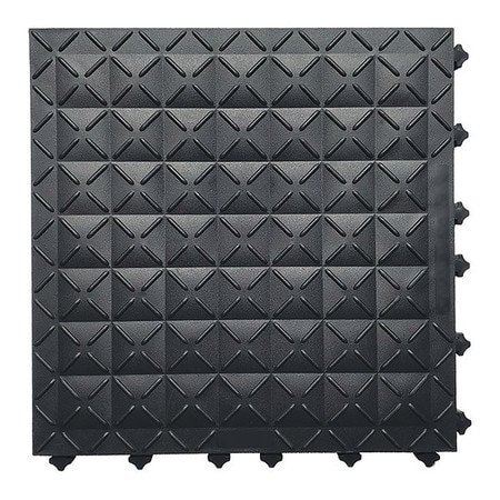 ERGO ADVANTAGE AM1-B ANTIFATIGUE MAT,18" L,18" W,BLACK,PK10