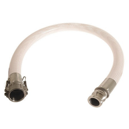 CONTINENTAL COMMERCIAL PRODUCTS NFW150-10CE-G FOOD GRADE HOSE 1-1/2 ID X 10 FT. CLEAR